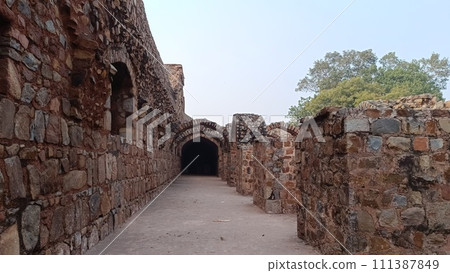 Delhi , India - Purana Quila , A picture of Purana Quila in delhi 29 january 2024 Delhi , India - Purana Quila , A picture of Purana Quila in delhi 29 january 2024 111387849