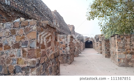 Delhi , India - Purana Quila , A picture of Purana Quila in delhi 29 january 2024 Delhi , India - Purana Quila , A picture of Purana Quila in delhi 29 january 2024 111387851