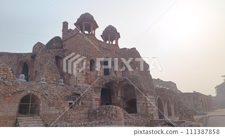 Delhi , India - Purana Quila , A picture of Purana Quila in delhi 29 january 2024 Delhi , India - Purana Quila , A picture of Purana Quila in delhi 29 january 2024 111387858