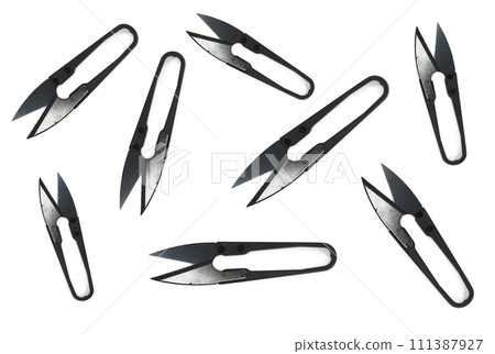 Wire cutter image with selective focus 111387927