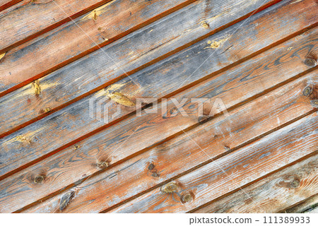 Wooden wall Wooden wall 111389933