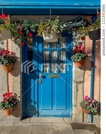 Typical portugeese house door Typical portugeese house door 111391666