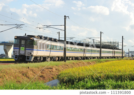 Hokuriku Main Line Nishi-Takaoka-Takaoka JR West Kiha 181 series Kiha 181-26 (Kyoto) Owara 111391800