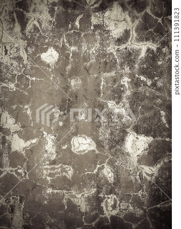 Grey cracked concrete wall texture 111391823
