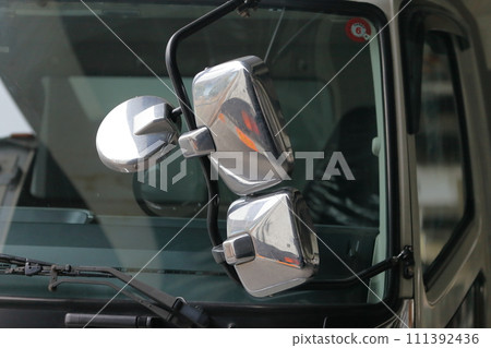 Truck side mirror image Truck side mirror image 111392436