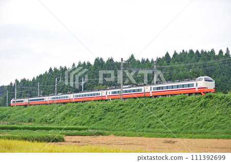 Tobu Nikko Line Itakari-Shimojiro JR East 485 series G58 formation (Oyama) Nikko Kinugawa 111392699