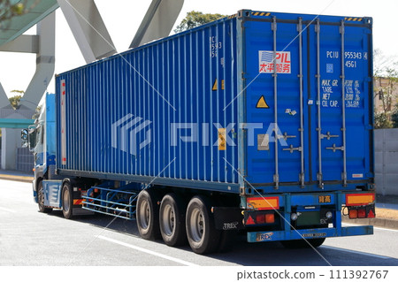 Trailer truck image Trailer truck image 111392767