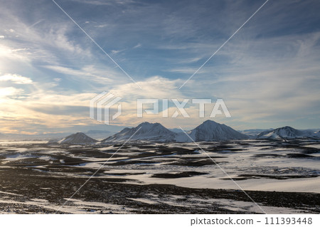 Early evening at Myvatn Geothermal Park area, Iceland Early evening at Myvatn Geothermal Park area, Iceland 111393448