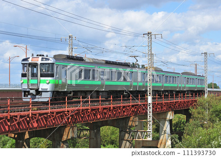 Hakodate Main Line Toyopporo-Ebetsu JR Hokkaido 721 series F-12 formation (Sapporo) section rapid 111393730