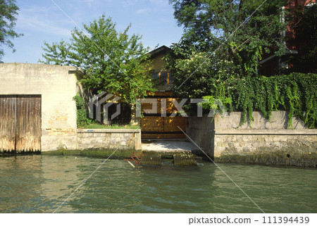 landscape with venice canals landscape with venice canals 111394439