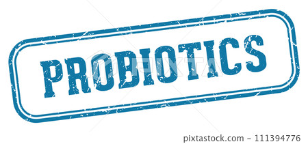 probiotics stamp. probiotics rectangular stamp on white background probiotics stamp. probiotics rectangular stamp on white background 111394776