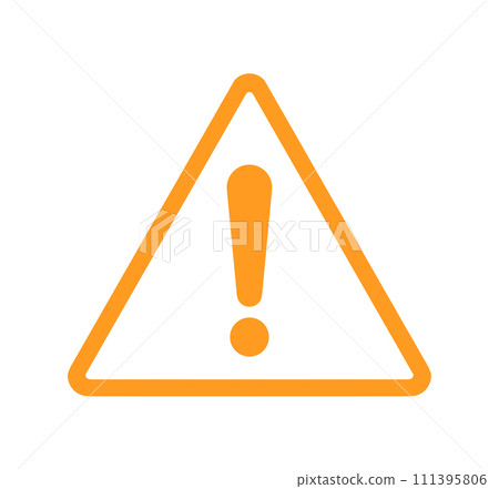 橘色｜簡易警示標誌 111395806
