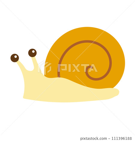 Illustration of a simple snail 111396188