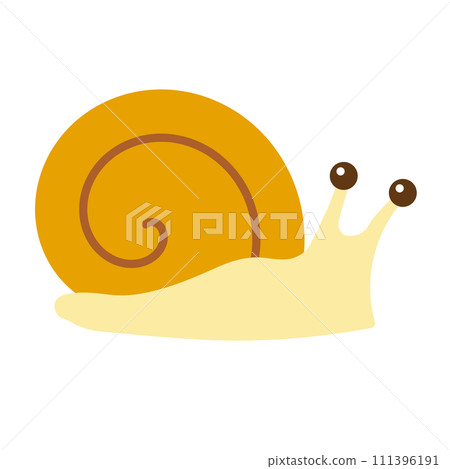 Illustration of a simple snail 111396191
