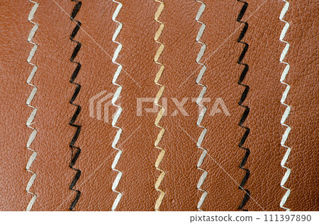 Closeup on a leather texture Closeup on a leather texture 111397890