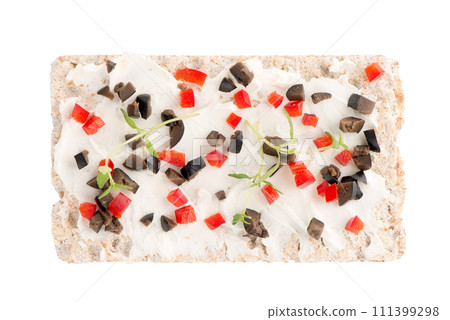 Appetiser toast with cheese Appetiser toast with cheese 111399298