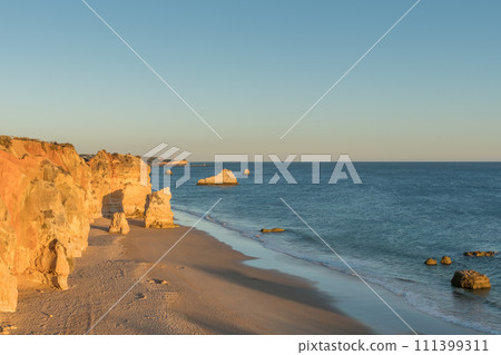 Praia da Rocha in Portimao, Algarve 111399311