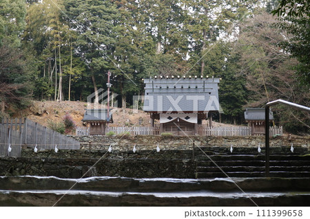 京都西部山口大神宮的靜謐景色 111399658