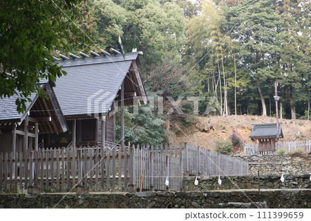 京都西部山口大神宮的靜謐景色 京都西部山口大神宮的靜謐景色 111399659