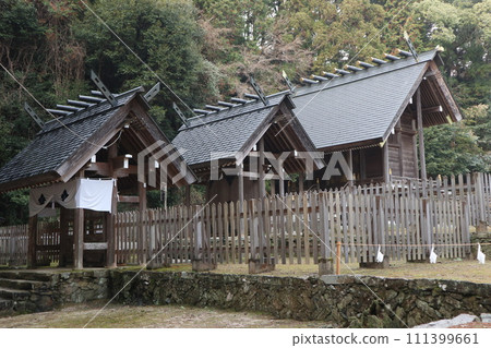 The quiet scenery of Yamaguchi Daijingu Shrine in Western Kyoto The quiet scenery of Yamaguchi Daijingu Shrine in Western Kyoto 111399661
