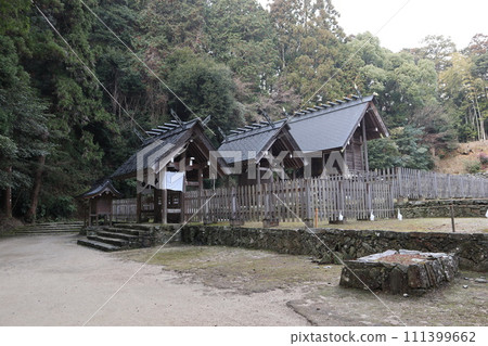 京都西部山口大神宮的靜謐景色 京都西部山口大神宮的靜謐景色 111399662