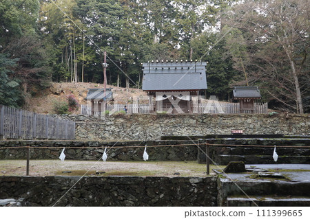 京都西部山口大神宮的靜謐景色 京都西部山口大神宮的靜謐景色 111399665