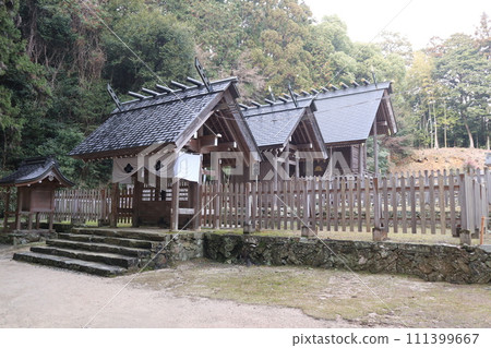 京都西部山口大神宮的靜謐景色 京都西部山口大神宮的靜謐景色 111399667