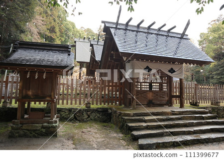 The quiet scenery of Yamaguchi Daijingu Shrine in Western Kyoto The quiet scenery of Yamaguchi Daijingu Shrine in Western Kyoto 111399677