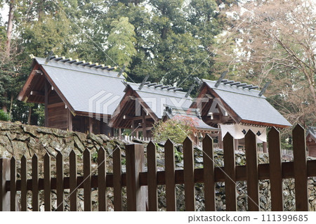 京都西部山口大神宮的靜謐景色 111399685