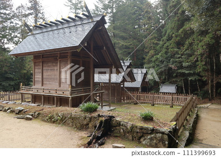 京都西部山口大神宮的靜謐景色 京都西部山口大神宮的靜謐景色 111399693