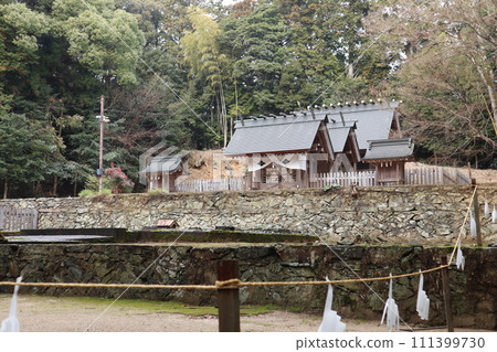京都西部山口大神宮的靜謐景色 京都西部山口大神宮的靜謐景色 111399730