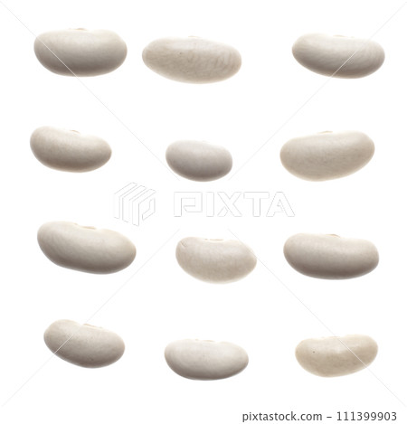 Set of white beans 111399903