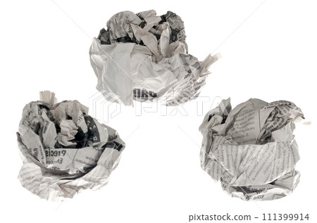 Crumpled paper 111399914