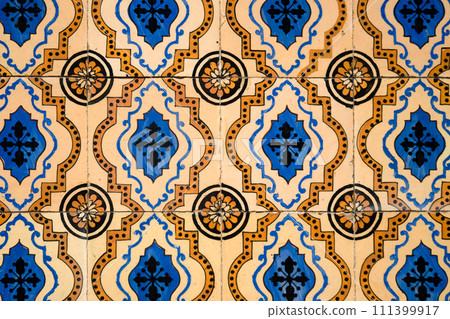 Traditional Portuguese azulejos Traditional Portuguese azulejos 111399917