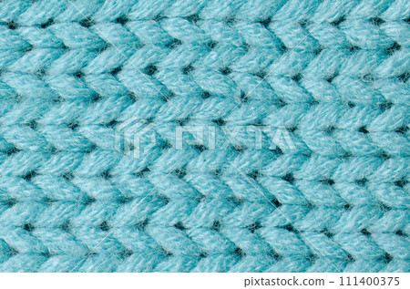 Blue knitted wool 111400375