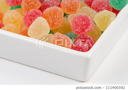 Jelly sugar candies 111400392