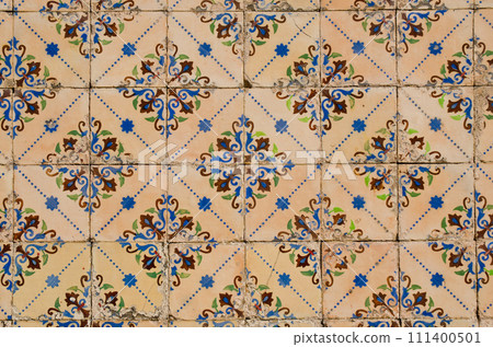 Traditional Portuguese glazed tiles 111400501