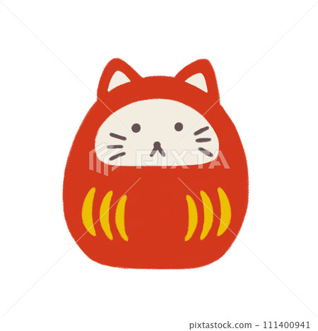 Soft touch cat daruma Soft touch cat daruma 111400941