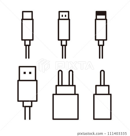 cable set icon 111403335