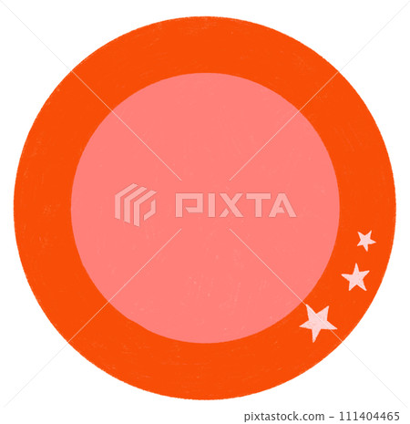Illustration of a simple red plate 111404465