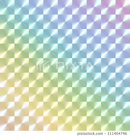 全息極光彩色貼紙。明亮的。 111404746