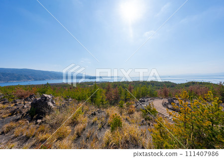 Scenery of Kagoshima Sakurajima Arimura Lava Observatory 111407986