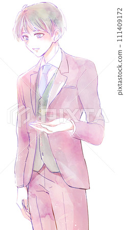 Man in suit smiling Man in suit smiling 111409172