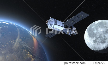 Satellite and Earth 111409722