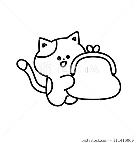 有錢包的貓,畫線 有錢包的貓,畫線 111410009