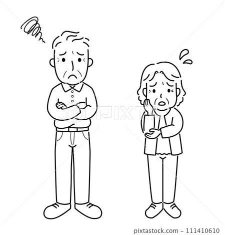 陷入困境的男性和女性（老年人） 111410610