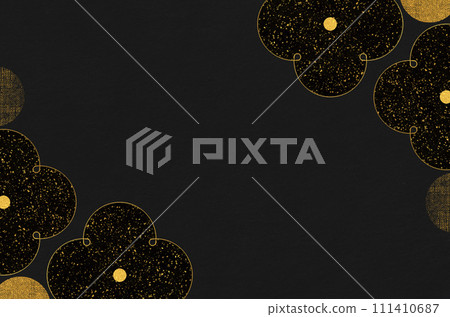 Japanese modern floral pattern Japanese paper_Flower illustration frame background Japanese modern floral pattern Japanese paper_Flower illustration frame background 111410687