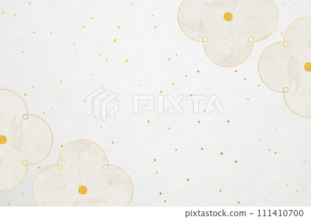 日本現代花卉圖案日本紙_花插圖框架背景 111410700