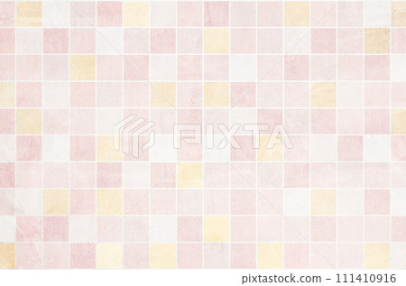Easy mosaic pattern texture_Japanese modern background material 111410916