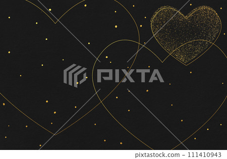 心形與紙_日本現代質感背景素材 111410943